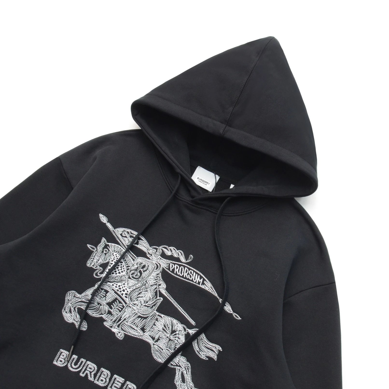 Burberry Monogram Hoodie Black - 12