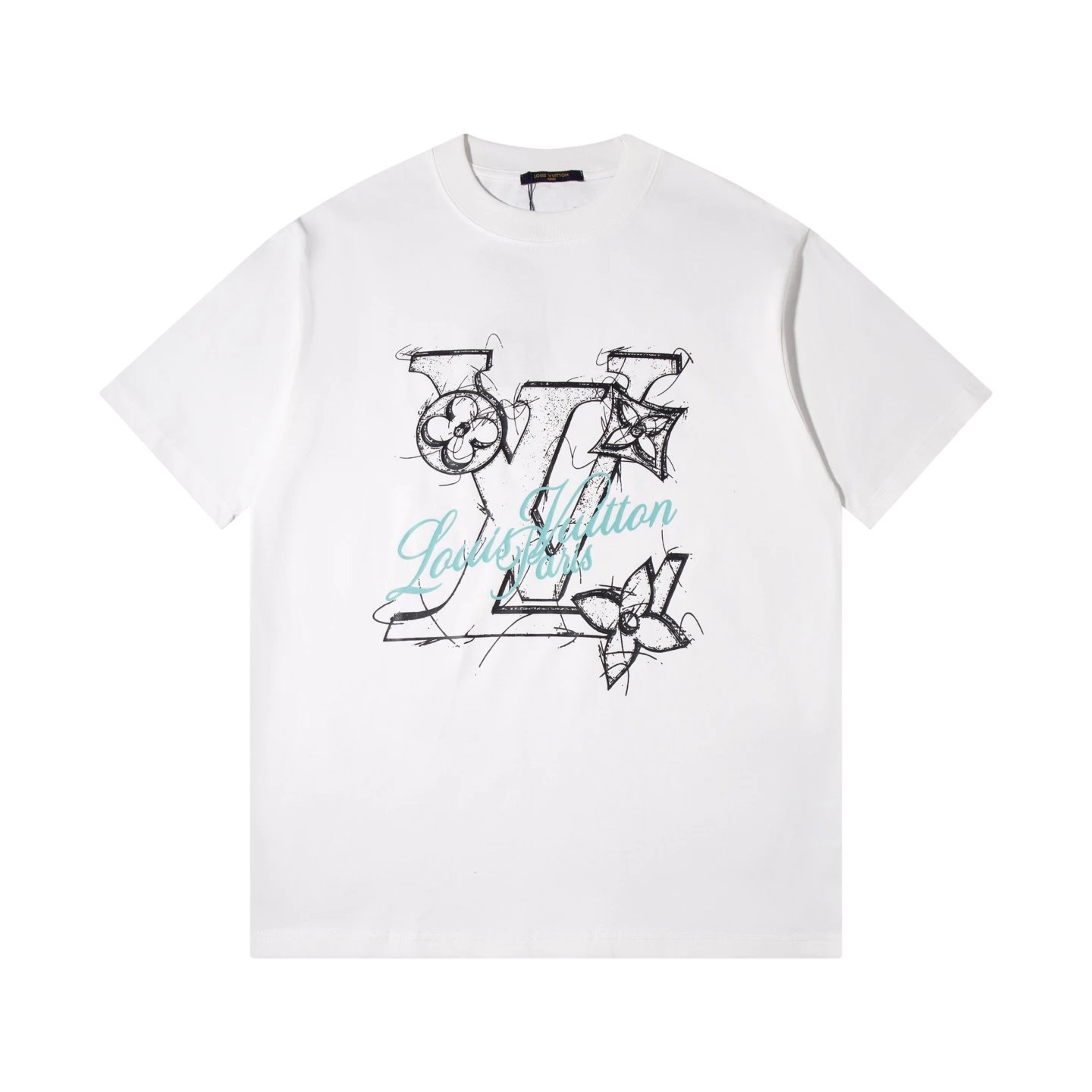 Louis Vuitton Graffiti LV Monogram T-Shirt Black - 20