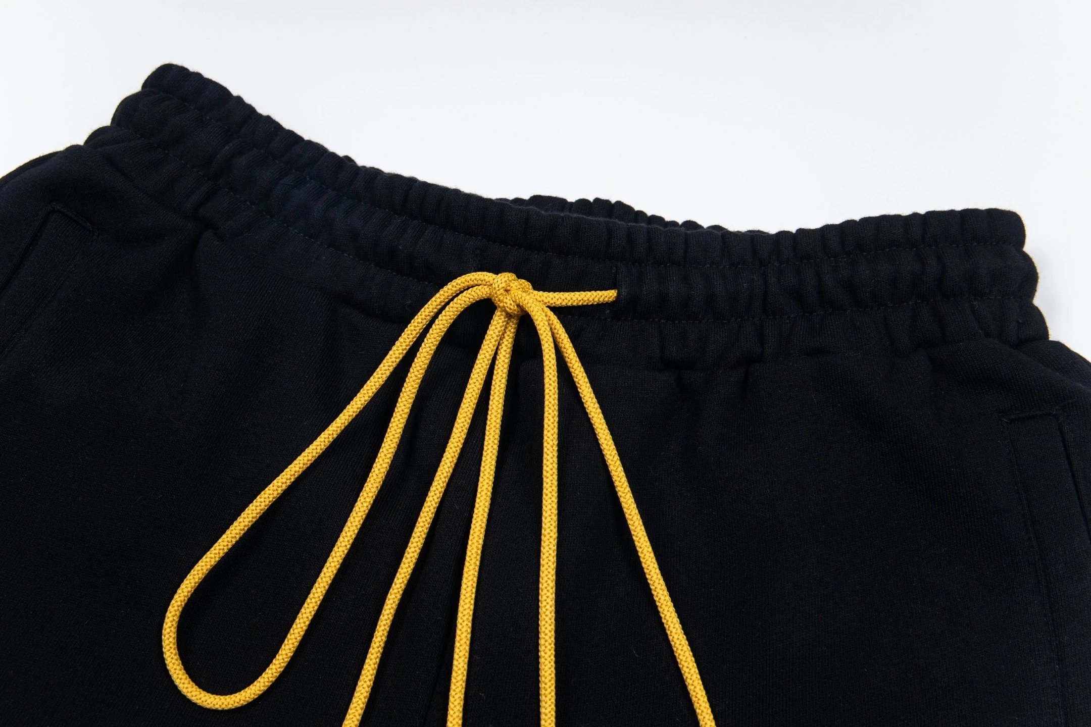 Rhude Embroidered Drawstring Shorts Black - 6