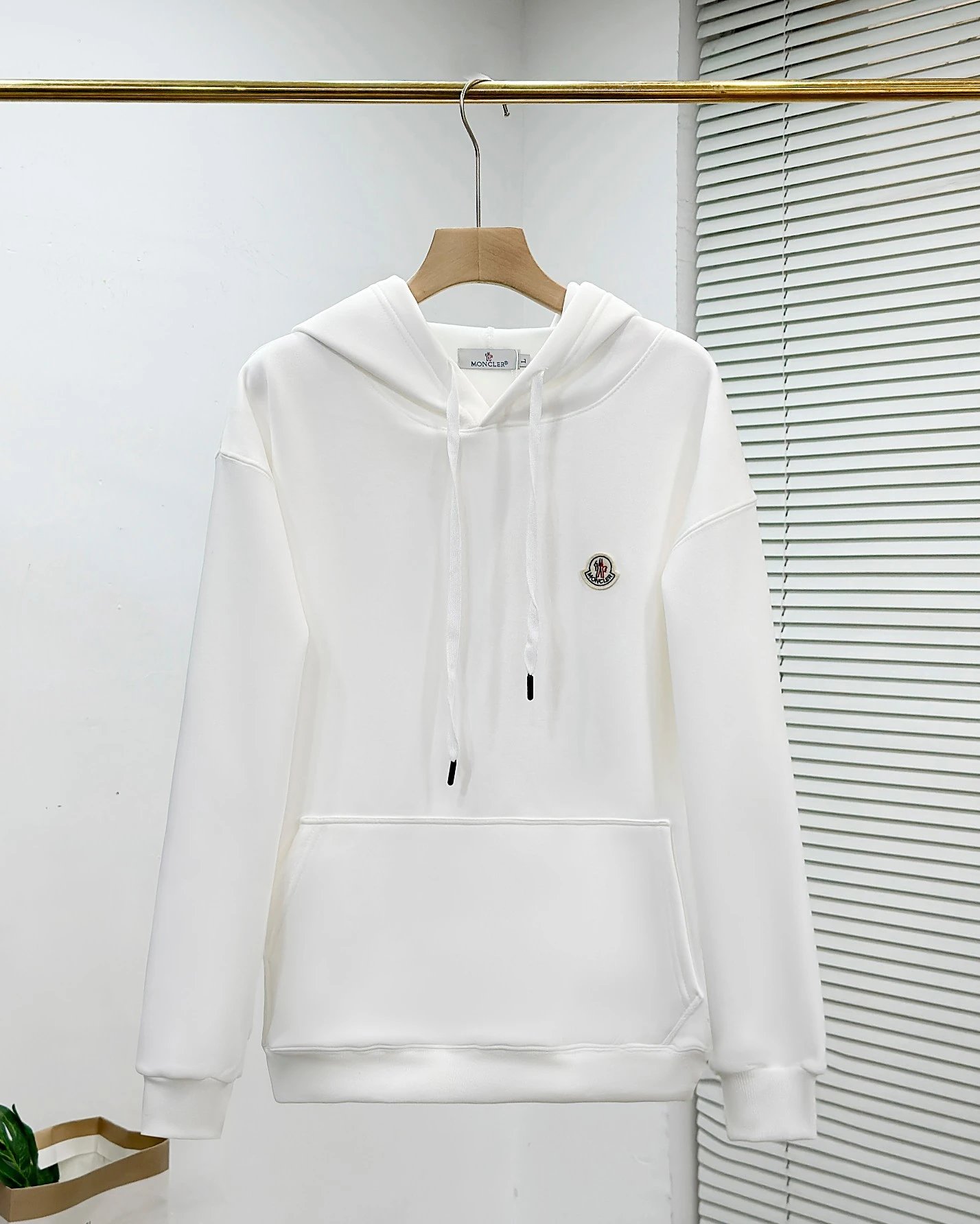 Moncler Logo Print Black Hoodie - 31