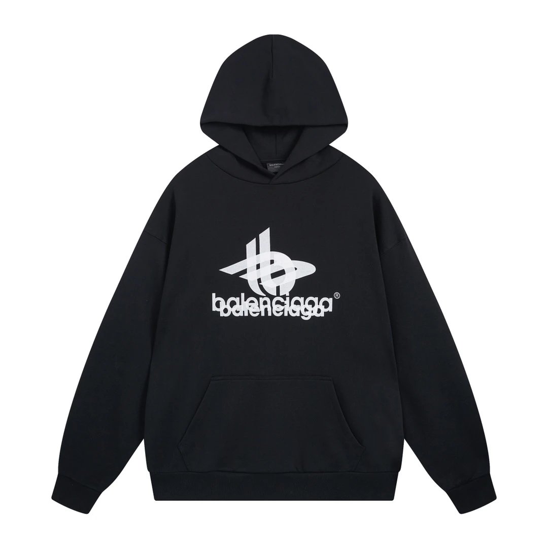 Balenciaga Arch Logo Hoodie Black - 37
