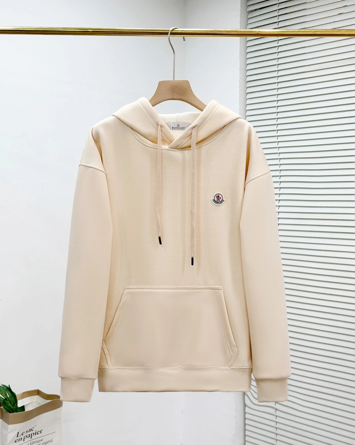 Moncler Logo Print Black Hoodie - 33