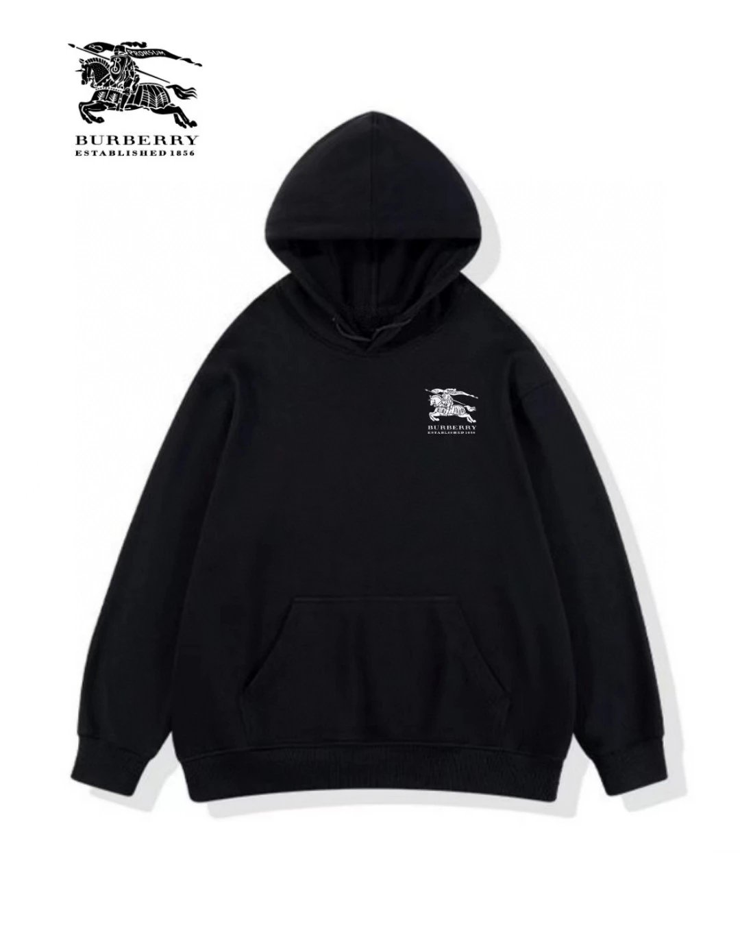 Burberry Monogram Hoodie Black - 46