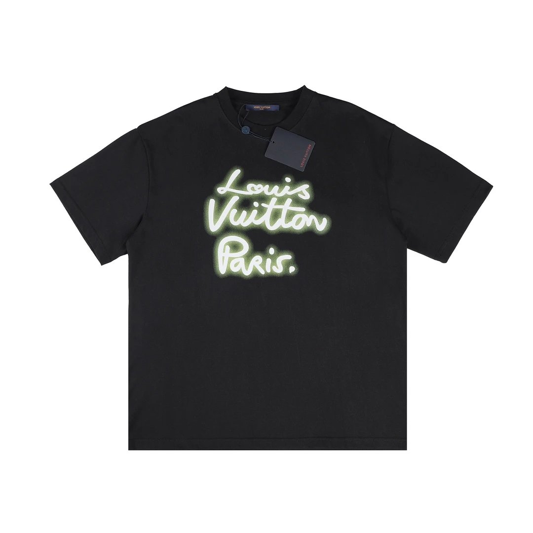 Louis Vuitton Graffiti LV Monogram T-Shirt Black - 44
