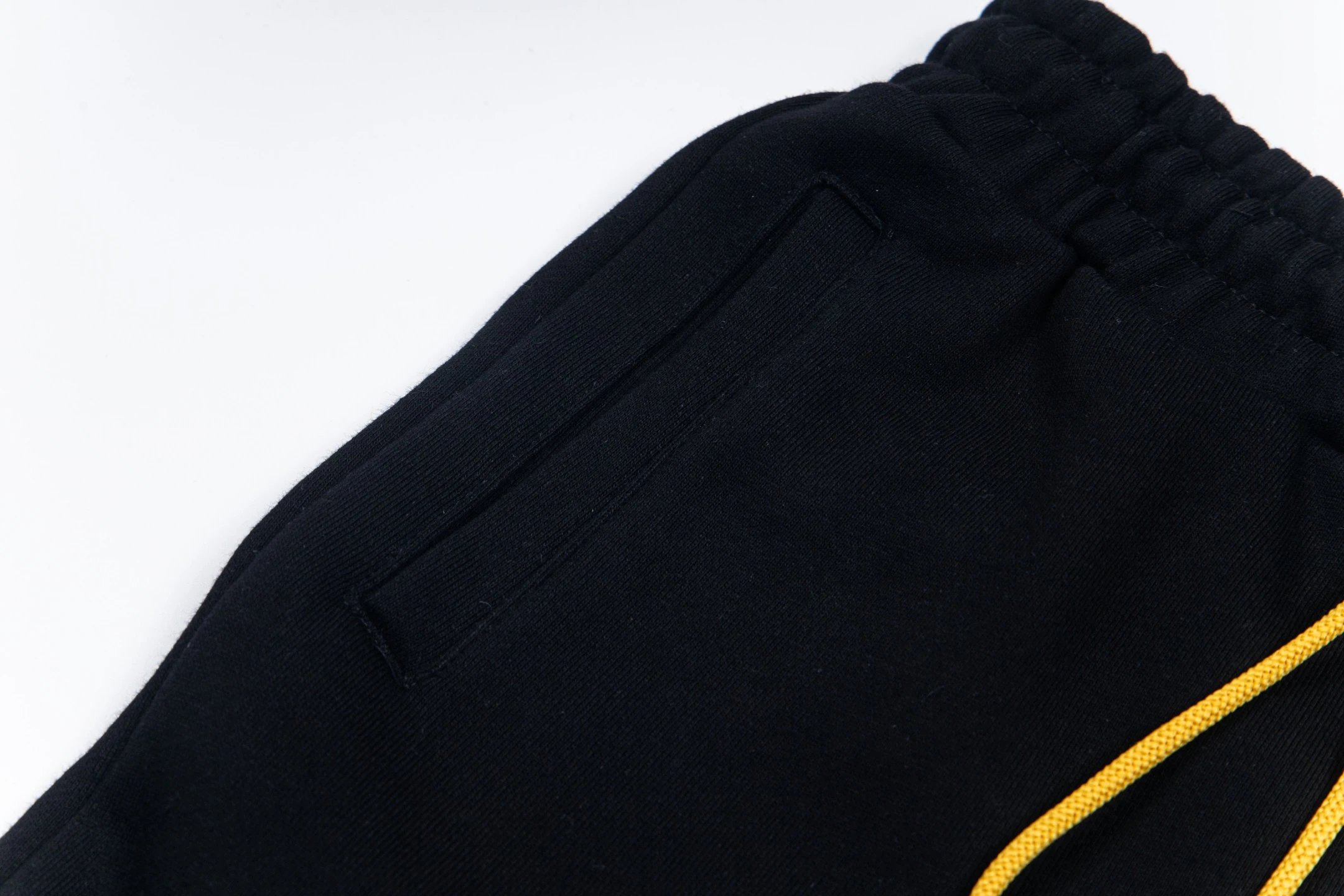 Rhude Embroidered Drawstring Shorts Black - 7