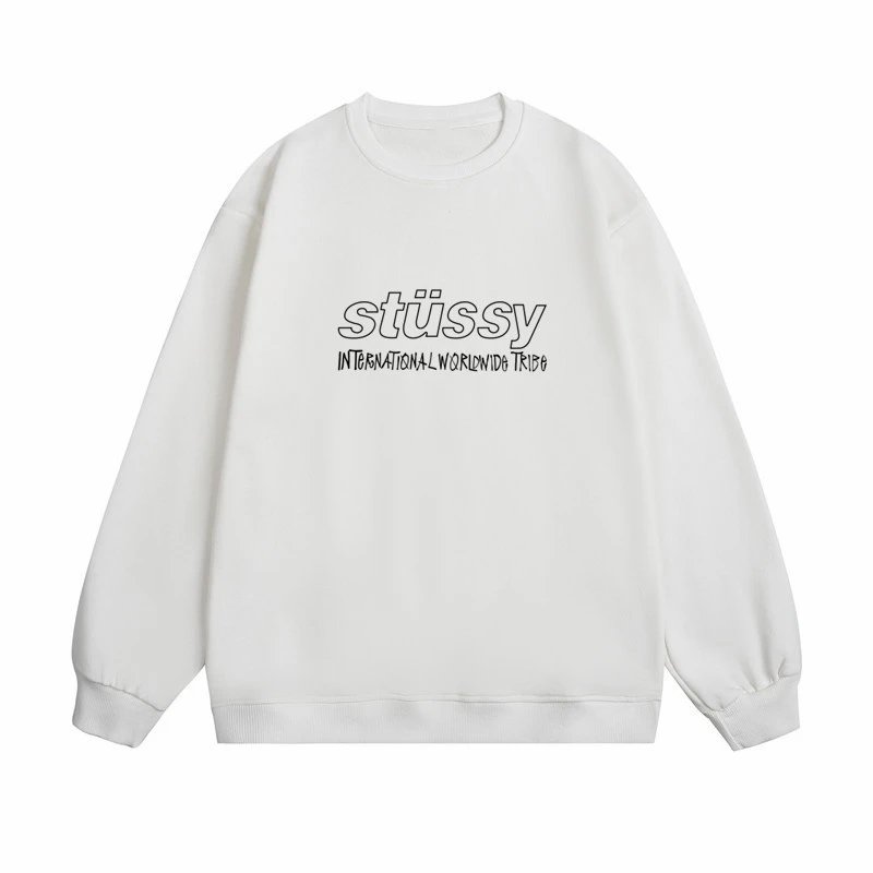 Stussy Crewneck Sweatshirt Black Hoodie - 17