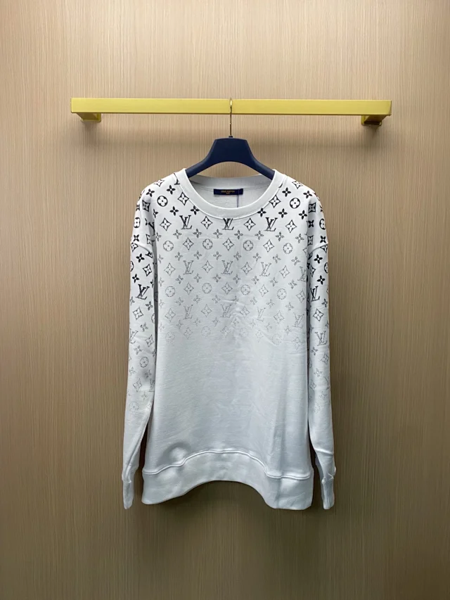 Louis Vuitton Knitwear Crewneck monogram knit sweater product detail image 19