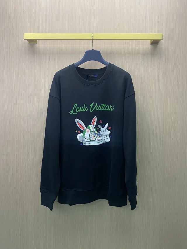 Louis Vuitton Knitwear Crewneck monogram knit sweater product detail image 18