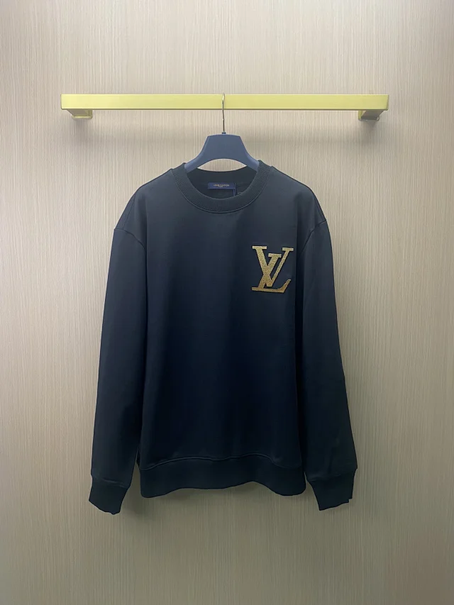 Louis Vuitton Knitwear Crewneck monogram knit sweater product detail image 12