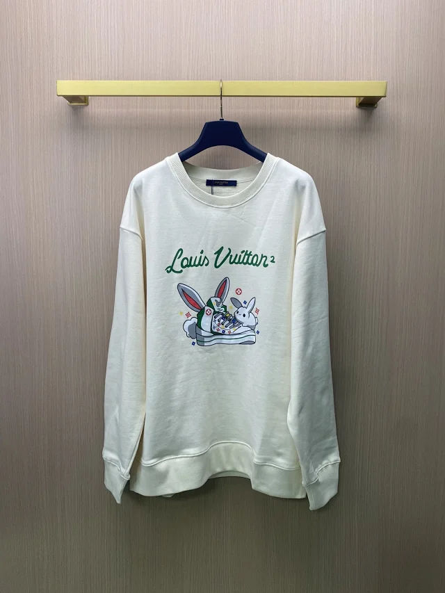 Louis Vuitton Knitwear Crewneck monogram knit sweater product detail image 17