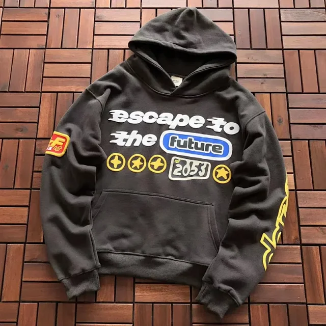 Broken Planet Hoodies & Sweatshirts Graphic patch pullover and zip-up product detail image 4