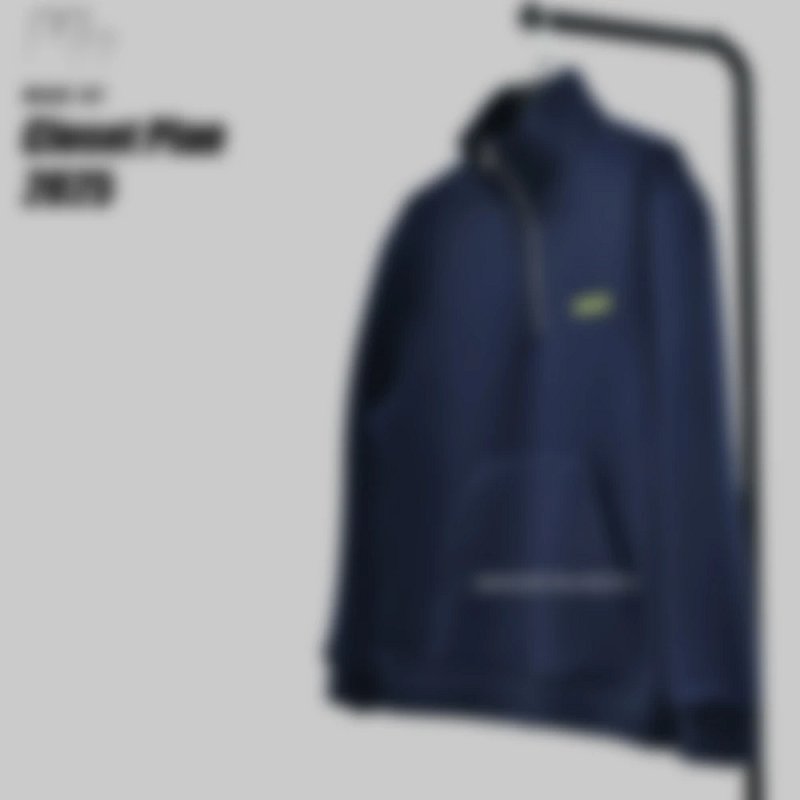 Guc air cotton 1/4 zip sweater(369¥)