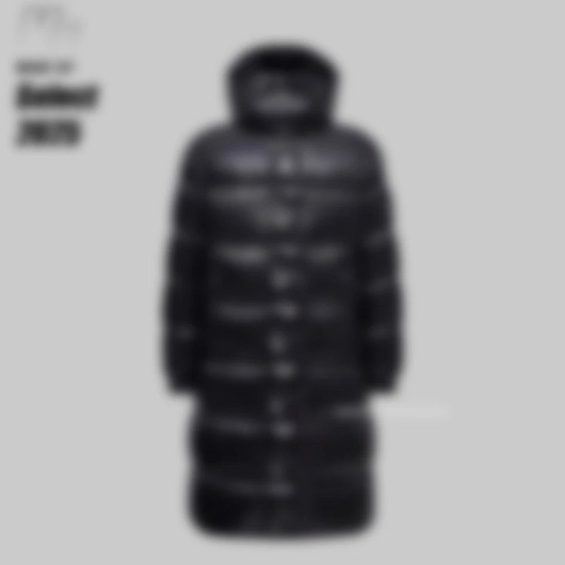 Mon Hanoverian Hooded Square-Quilted Long Down Jacketng Down Jacket（1000￥）