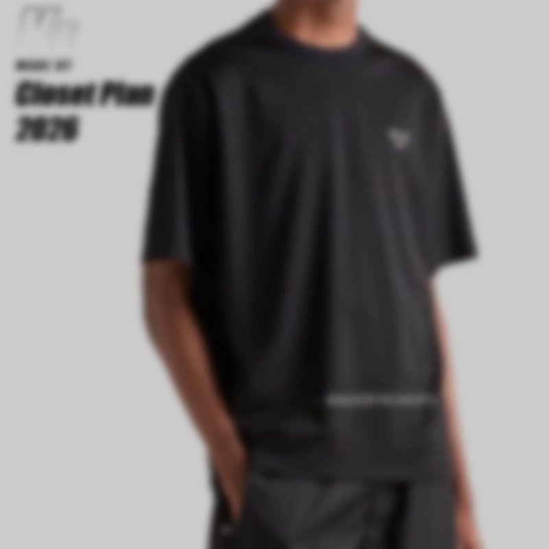 【KF badge】 pra triangle dark pattern tee（289¥）