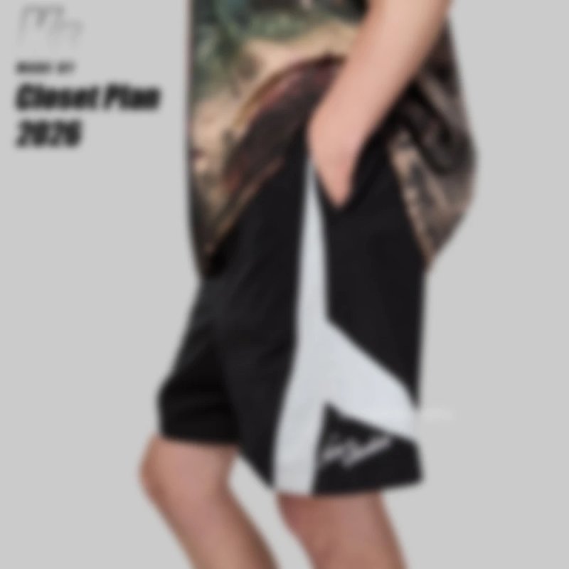 ACNE 3D Embroidered Splicing Shorts (229￥)