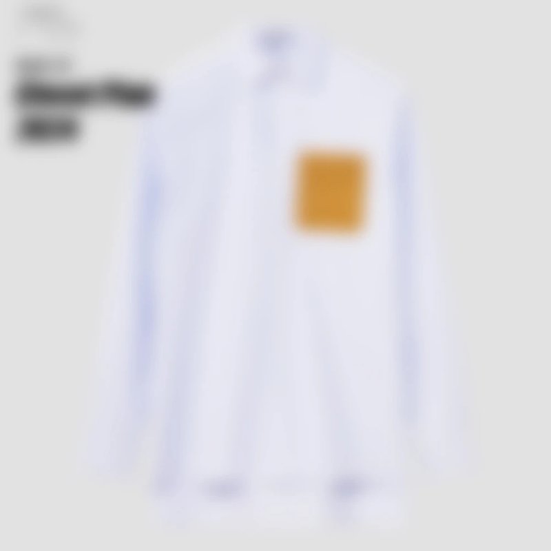【Real leather】loe patch shirt(359¥)