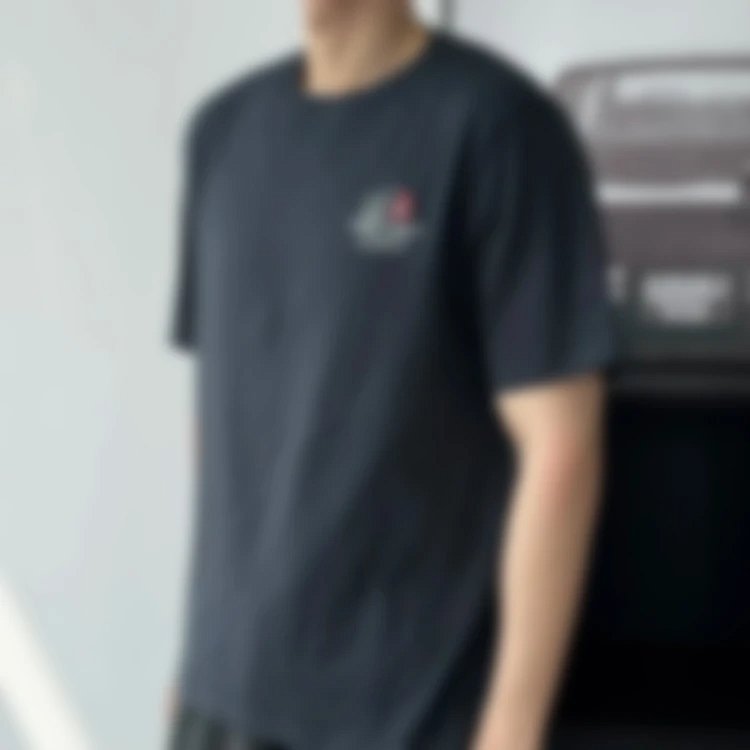 P229 Item ID 9021 Loe×Wain Joint Solid Color Round Neck Short Sleeve T-shirt