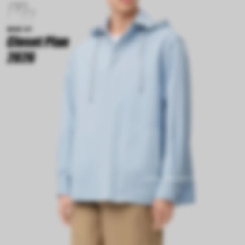 P419 Item ID 9009 Loe Hooded jacket loose fit