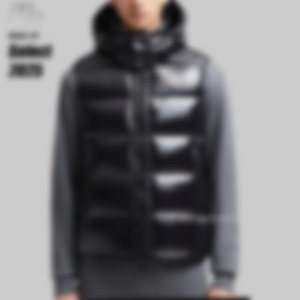 Mon Bormes Detachable hat down jacket