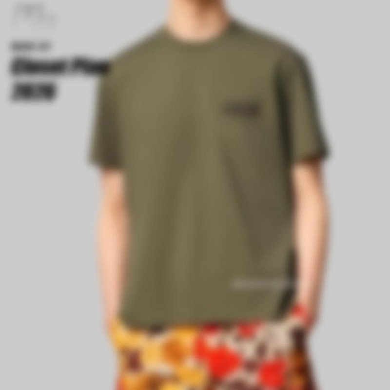 P229 Item ID 9005 Ami Crochet Letter Round Neck Short Sleeve Night Osmanthus Green (229¥)