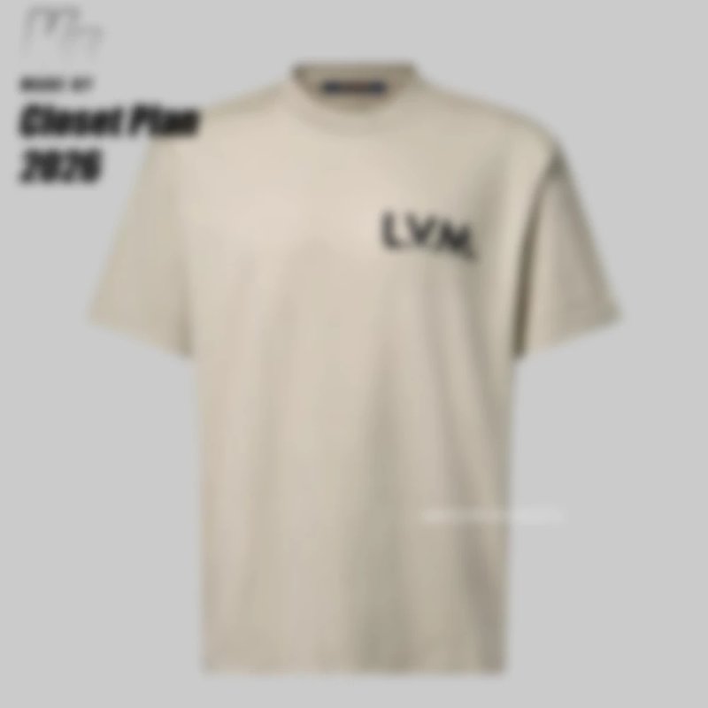 L. V.M towel embroidery TEE (189¥)