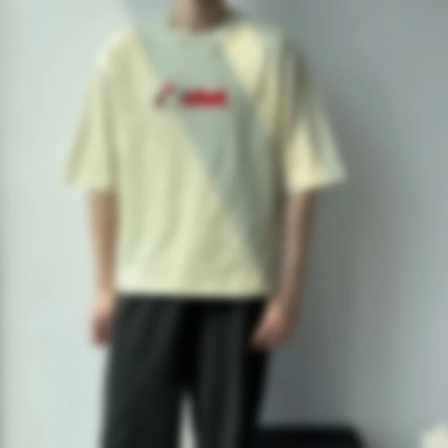 P249 Item ID 9025 Ami SS Breathable Loose Short Sleeve Round Neck T-shirt for Men and Women