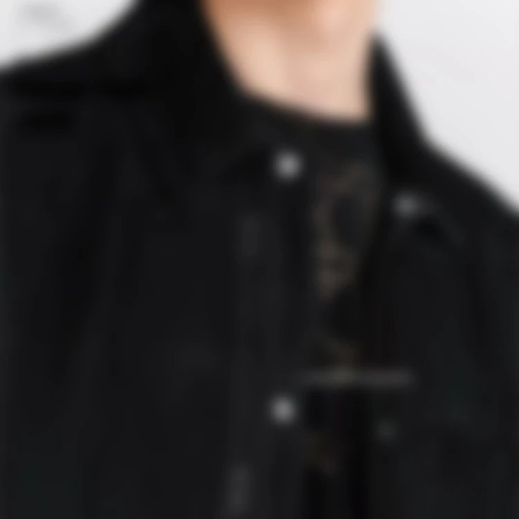 D sliver stamping suede jacket