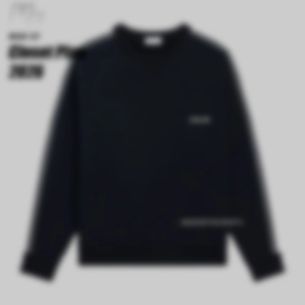 CE sleeve woven sweater