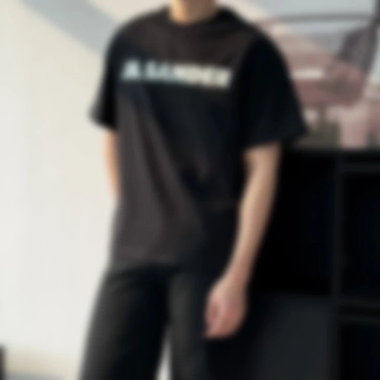 P229 Item ID 9029 JIL SANDER Flat Bottom Round Neck Short Sleeve T-shirt Loose fit