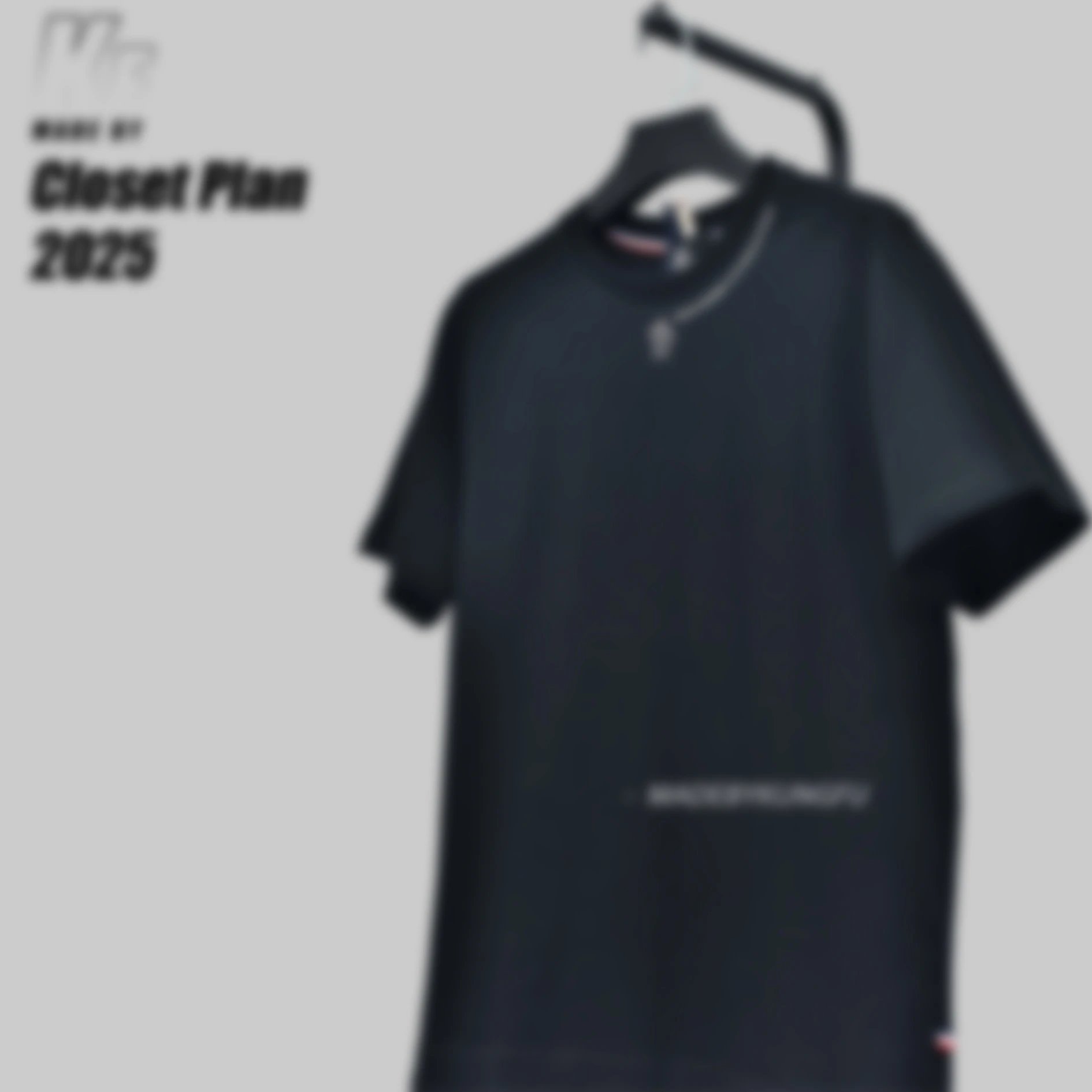 Mon neck print tee