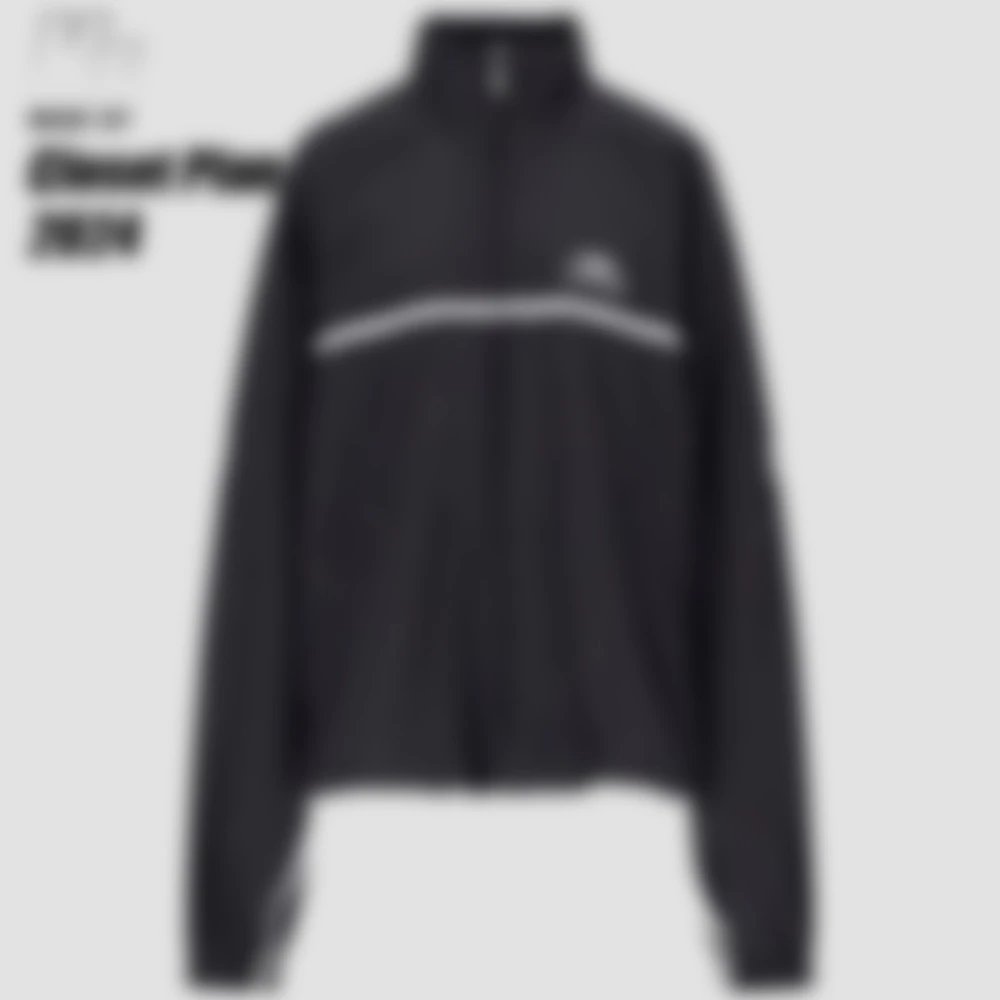 BL black and white spliced jacket