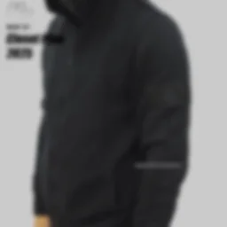 thumbnail for S ghost 100% wool knit zip hoodie