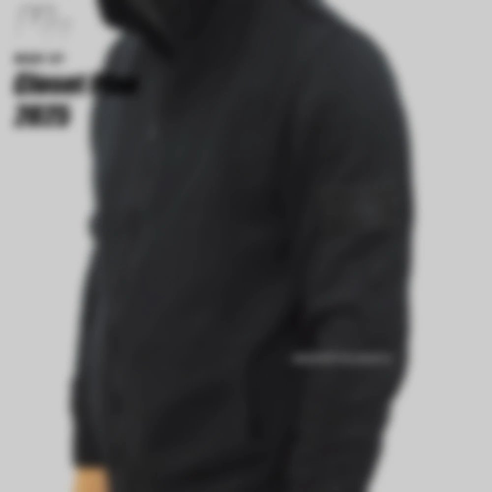 S Ghost 100% Wool Knit Zip Hoodie