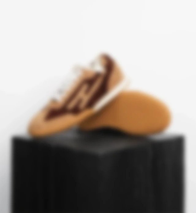 P799 Item ID 9067 Hermes Sheepskin Vegetable Tanning Round Head Strap German Training Shoes Low Top