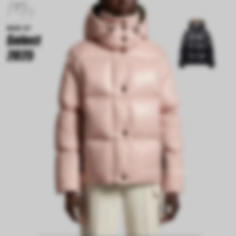 Mon Parana Hooded glossy down jacket(930¥)