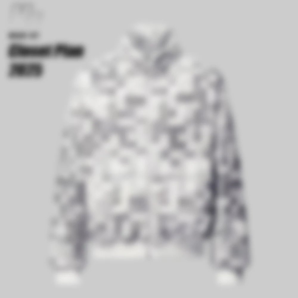 V SKI Pixel Teddy Coat
