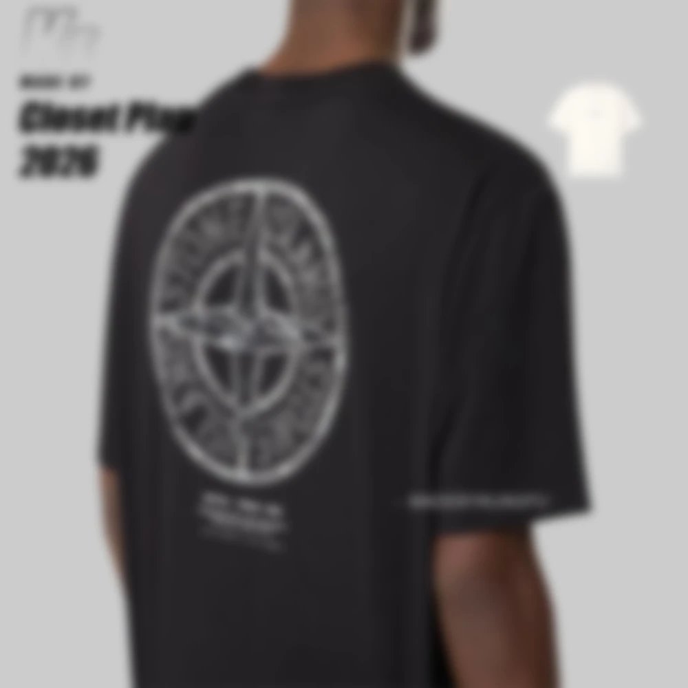 SI double fade print tee