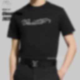 thumbnail for V镶钻字母短袖 黑色