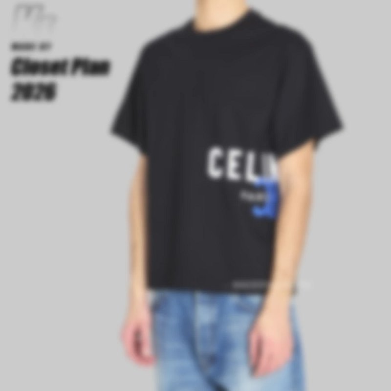 CE Blue print tee (169¥）
