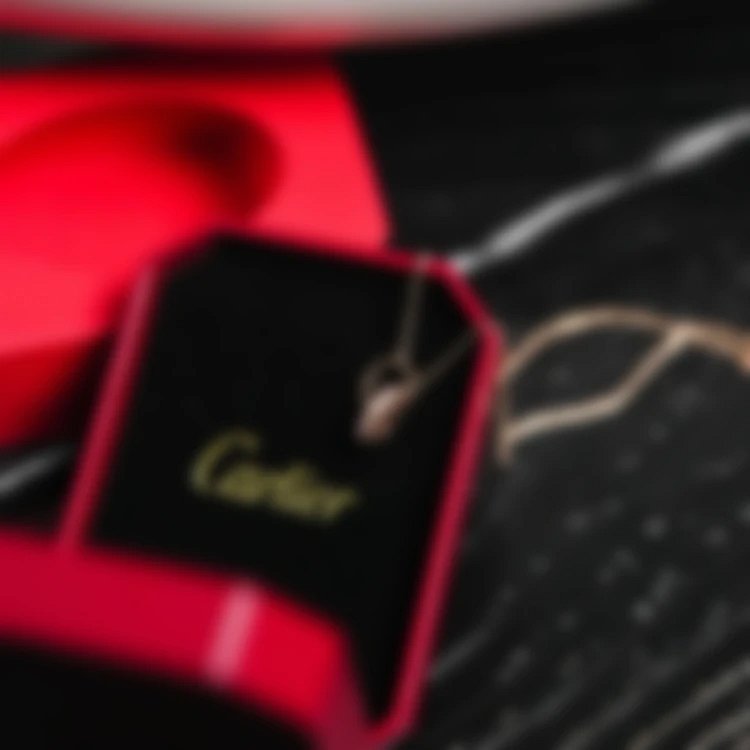 P369 Item ID 9056 CARTNER 520 Series LOVE Classic Screw Half Lay Diamond Plated 18k Gold Gold Neckla