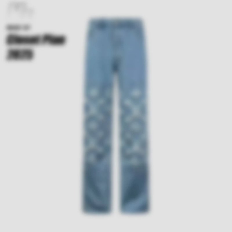 1v Laser Rubbed Jeans(489¥)