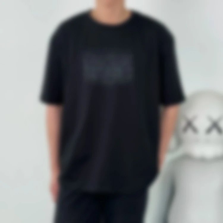 P229 Item ID 9031 Margiela Reverse Embroidery Pattern Printed Straight Sleeve T