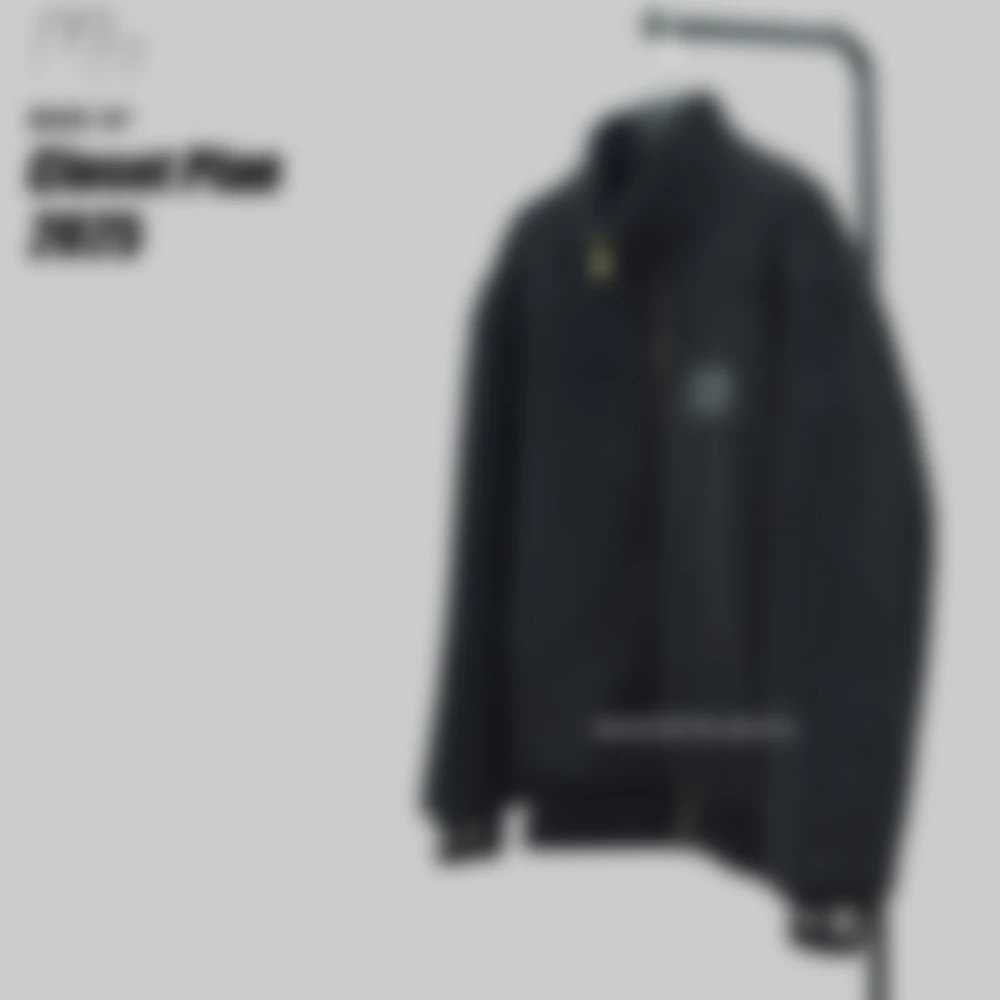 V Teddy Fleece Leather Patch Jacket