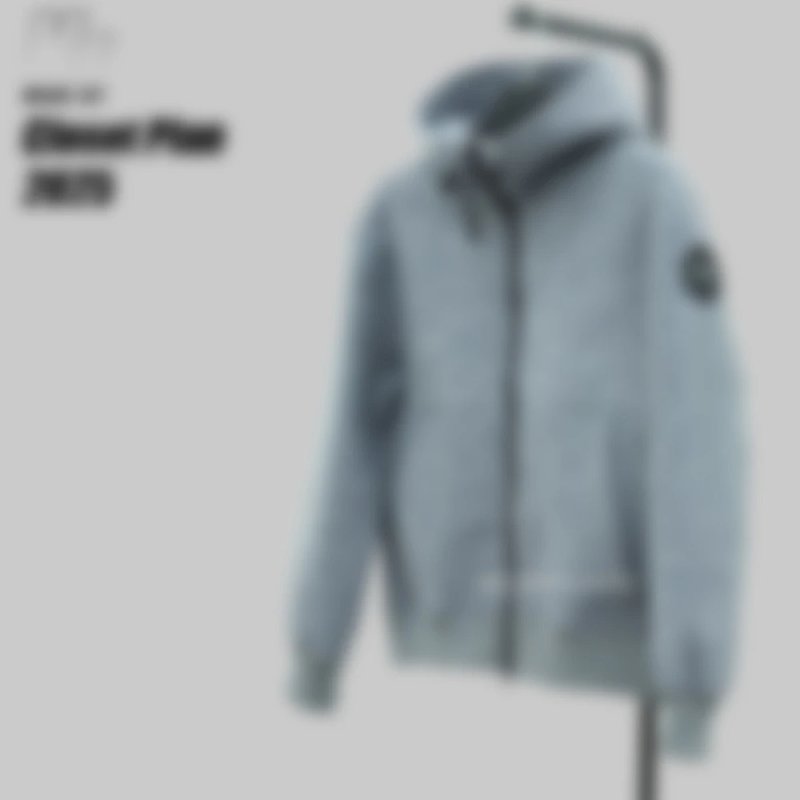 CG 100% wool fleece hooded jacket (569¥）