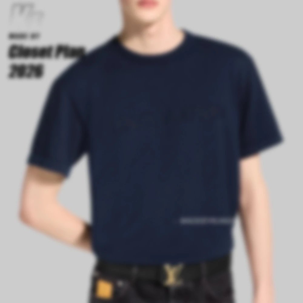 1V openwork knitting tee