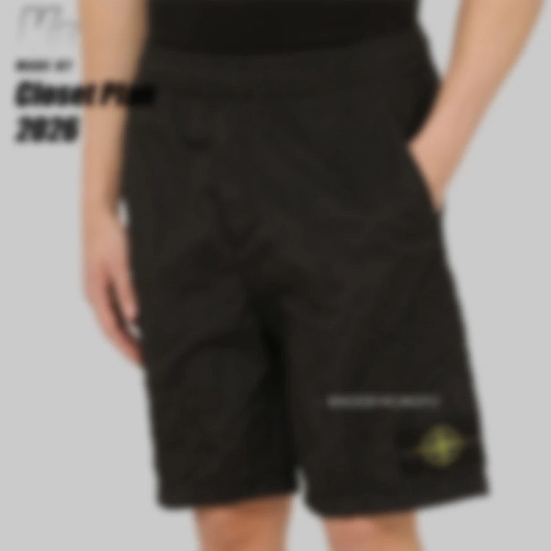 SI metal nylon pleated shorts(249¥)
