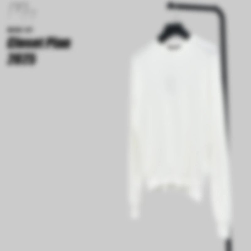 1V Knit skeleton sweater (369¥)