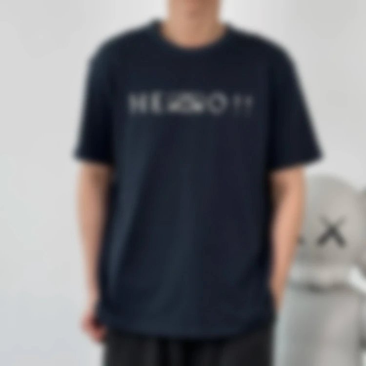 P229 Item ID 9024 Loe SS Series Cotton Blended Letter Printed Hooded Short Sleeve T-shirt