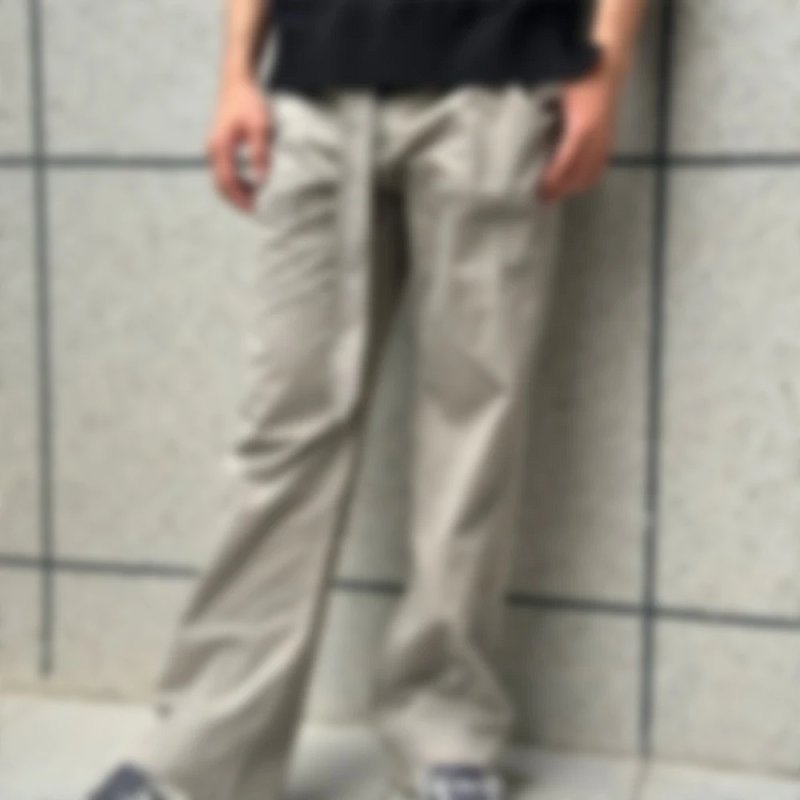 P459 Item ID 9091 Acne SS26 Big Factory Stained and Washed Solid Color Zipper Work Pants Pocket Casu