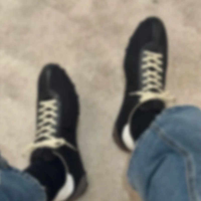 P519 Item ID 9090 Maison Margiela Sprinters calf leather studded contrasting round toe lace up low c